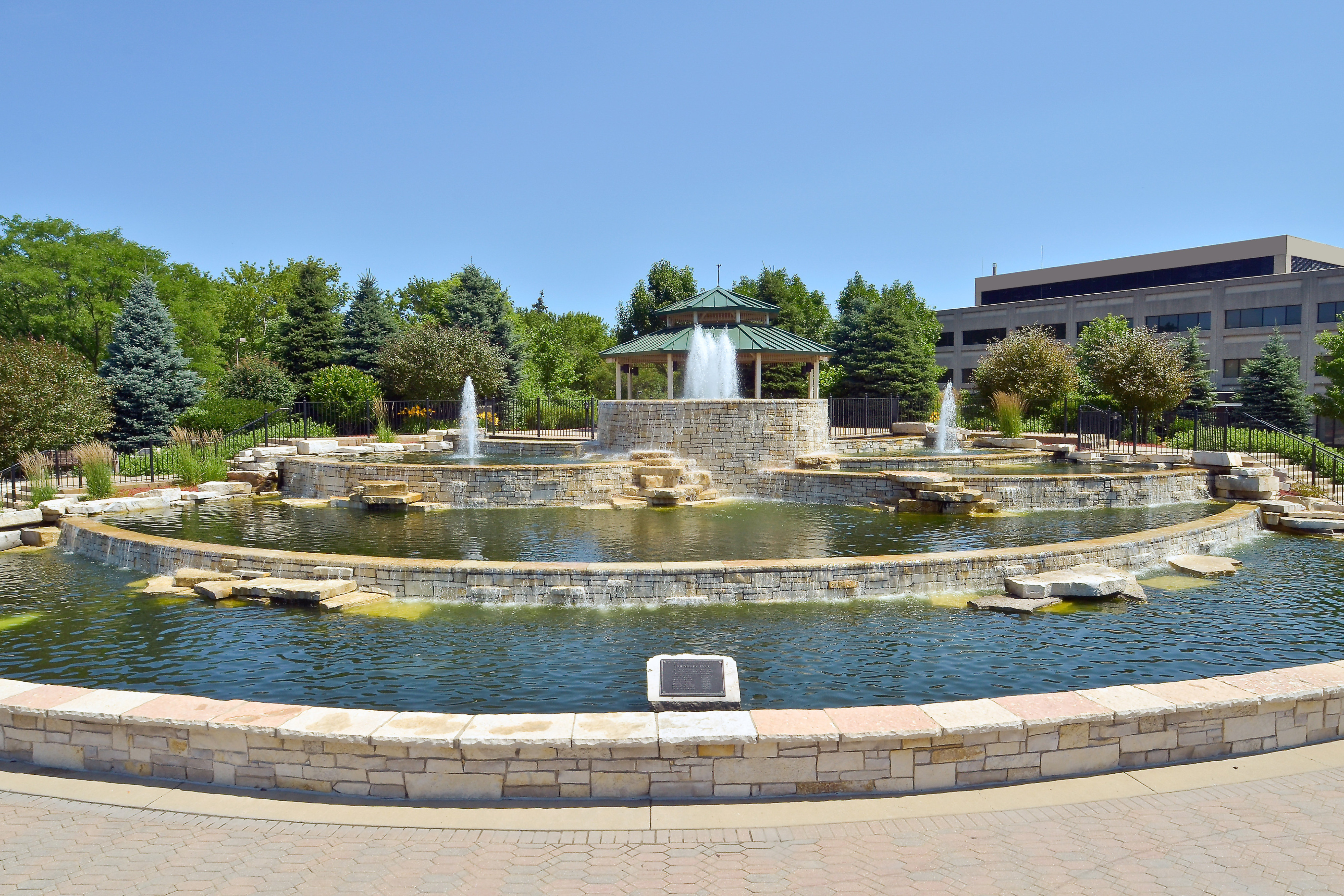 water fountain in wheeling