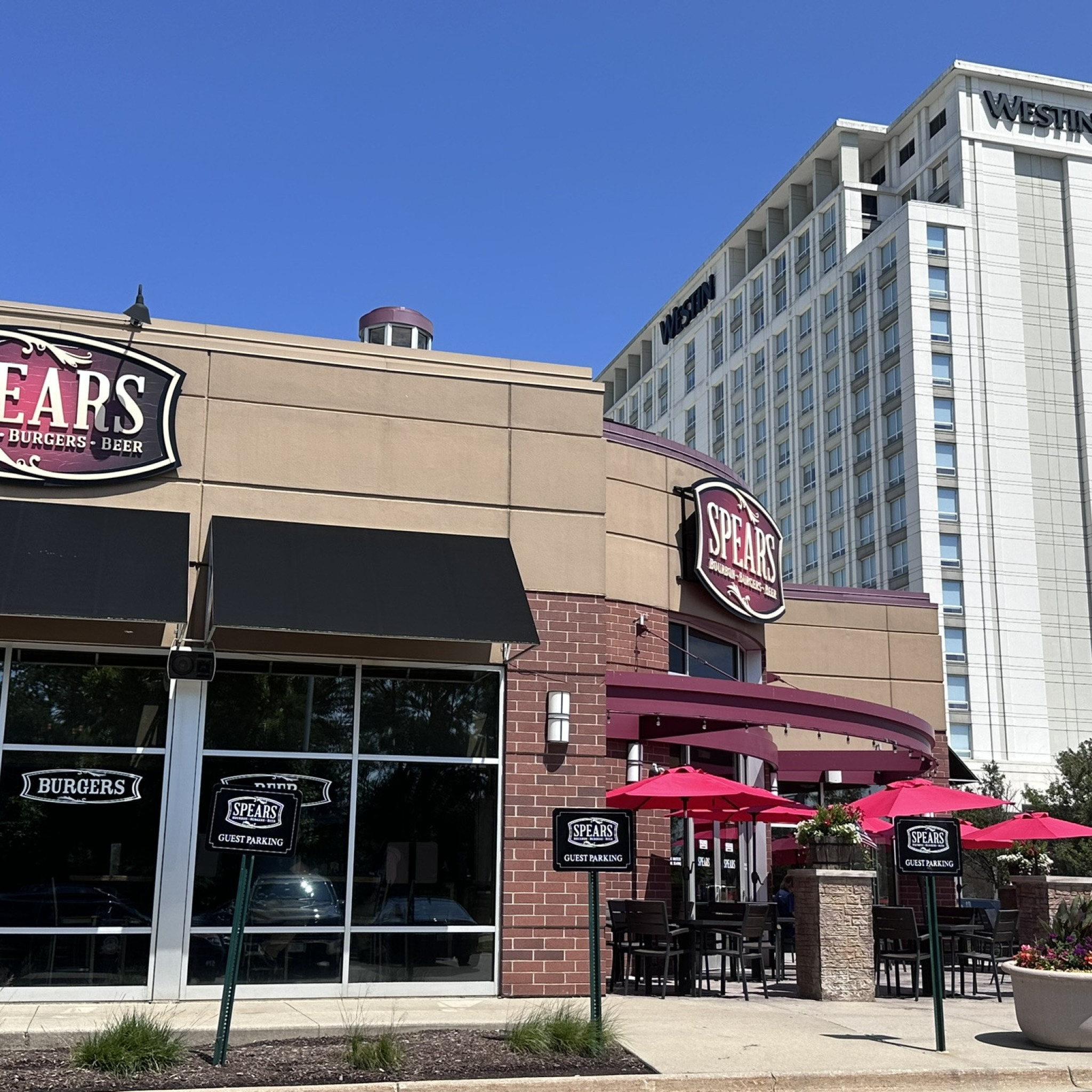 Spears and Westin on Restaurant Row in Wheeling