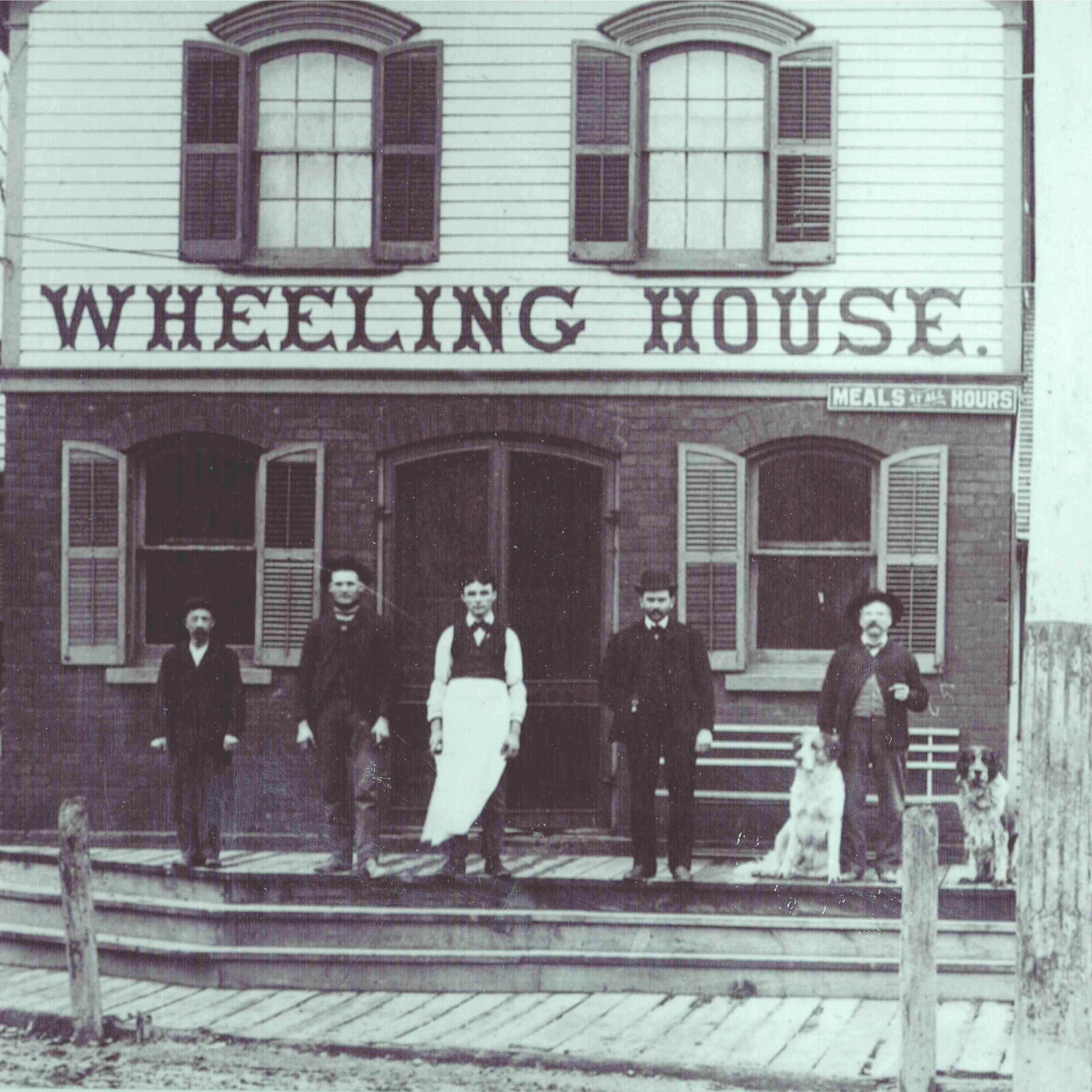 historic photo of wheeling house