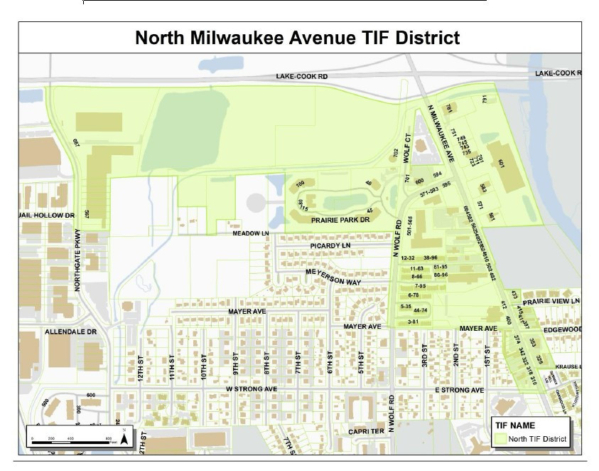 north milwaukee tif district map